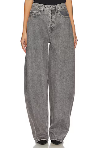 GRLFRND x Emily Gemma Paola Barrel Leg Jean in Telluride from Revolve.com | Revolve Clothing (Global)