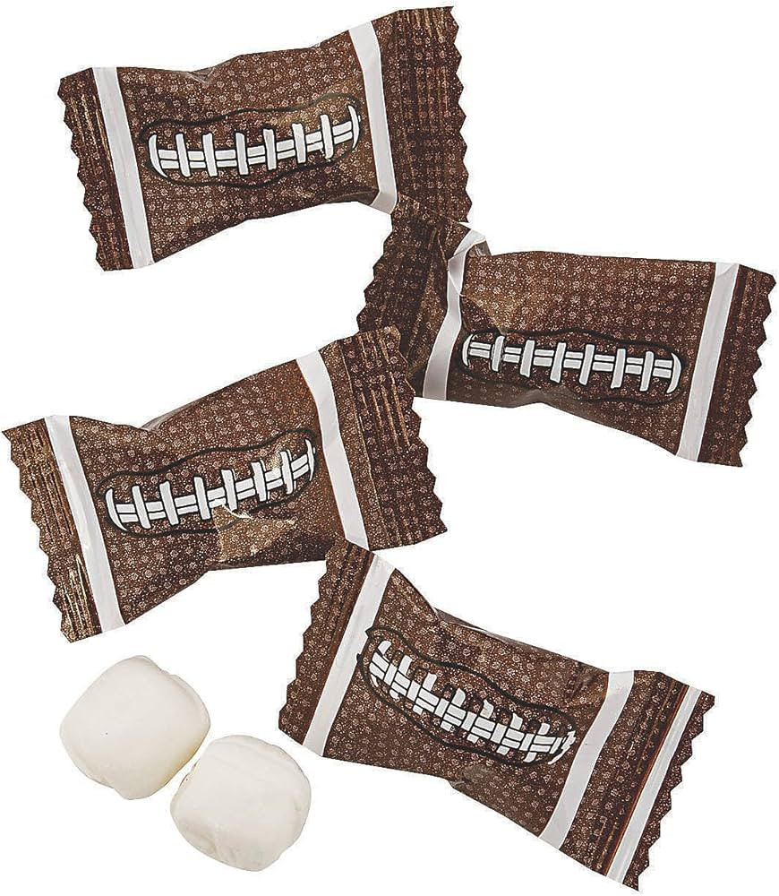 Football Buttermint Candy (108 individually wrapped mints) Made in USA | Amazon (US)