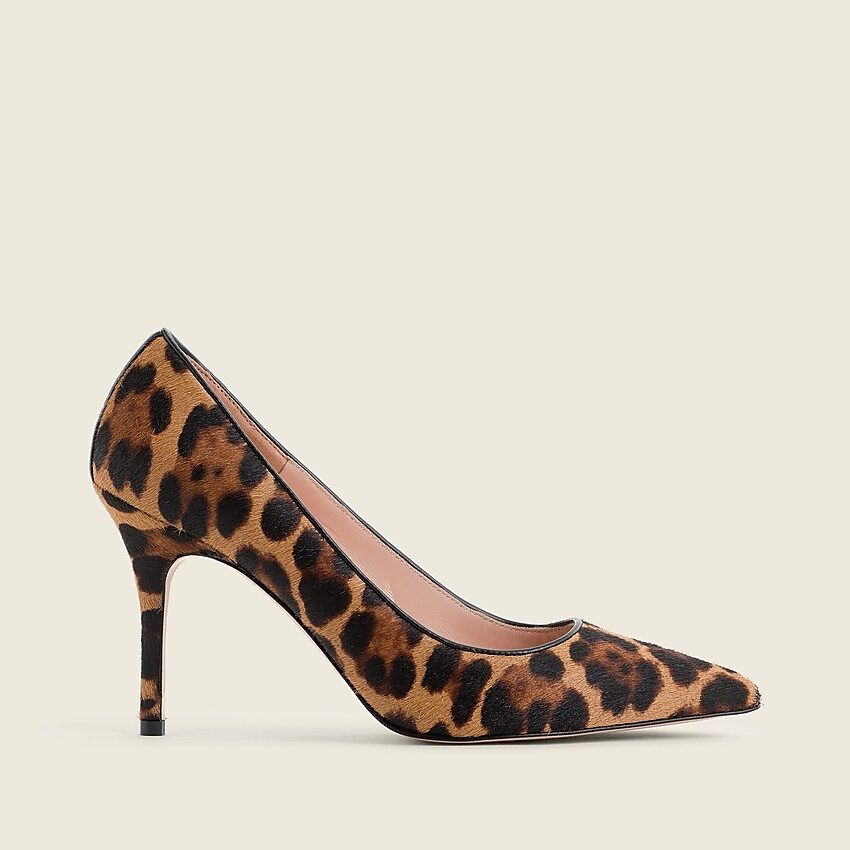 Elsie pumps in leopard calf hair | J.Crew US