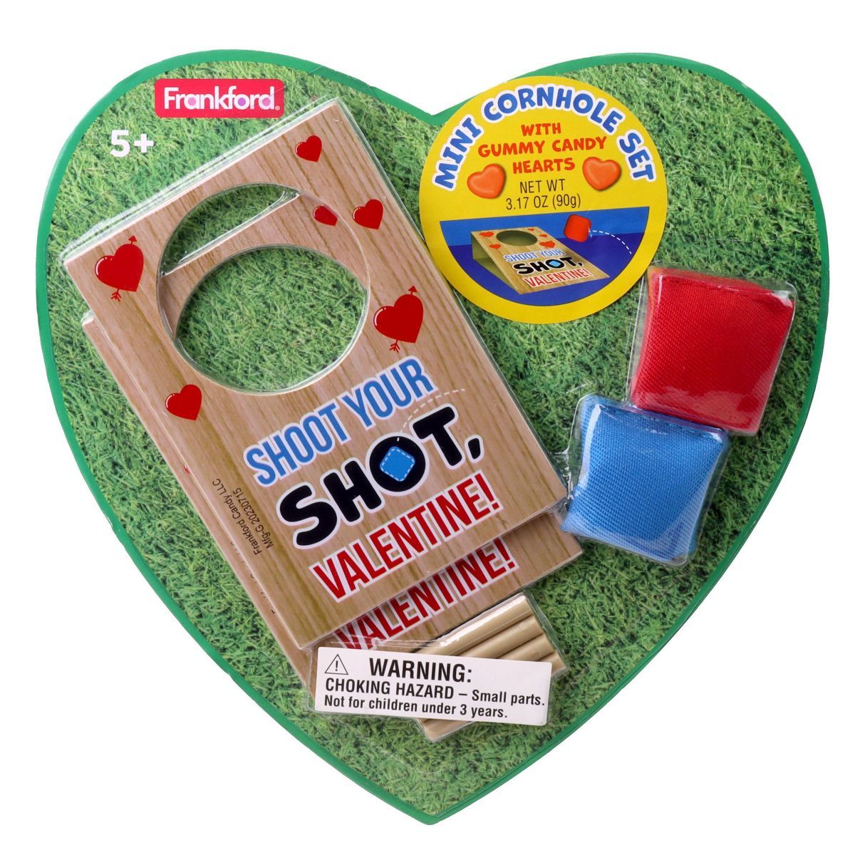 Corn Hole Game Valentine's Heart Box - 3.17oz | Target