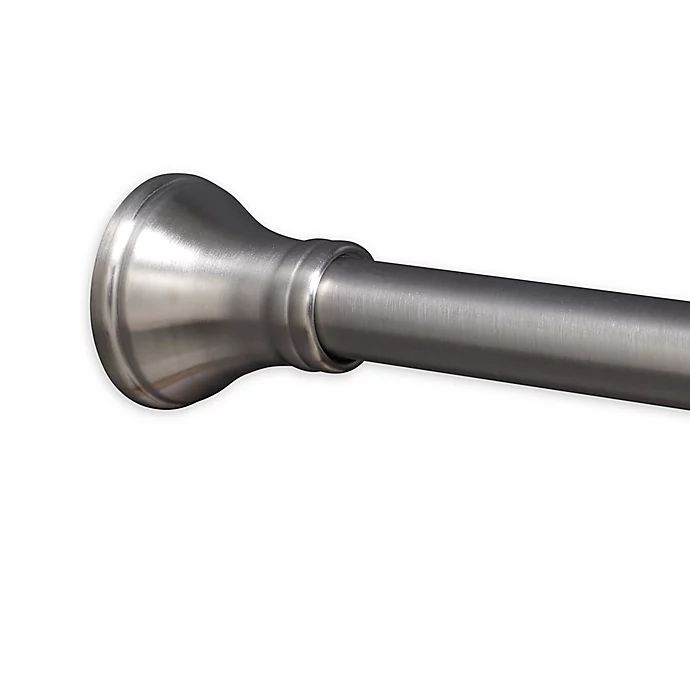Titan® Dual Mount Stainless Steel Finial Shower Rod | Bed Bath & Beyond
