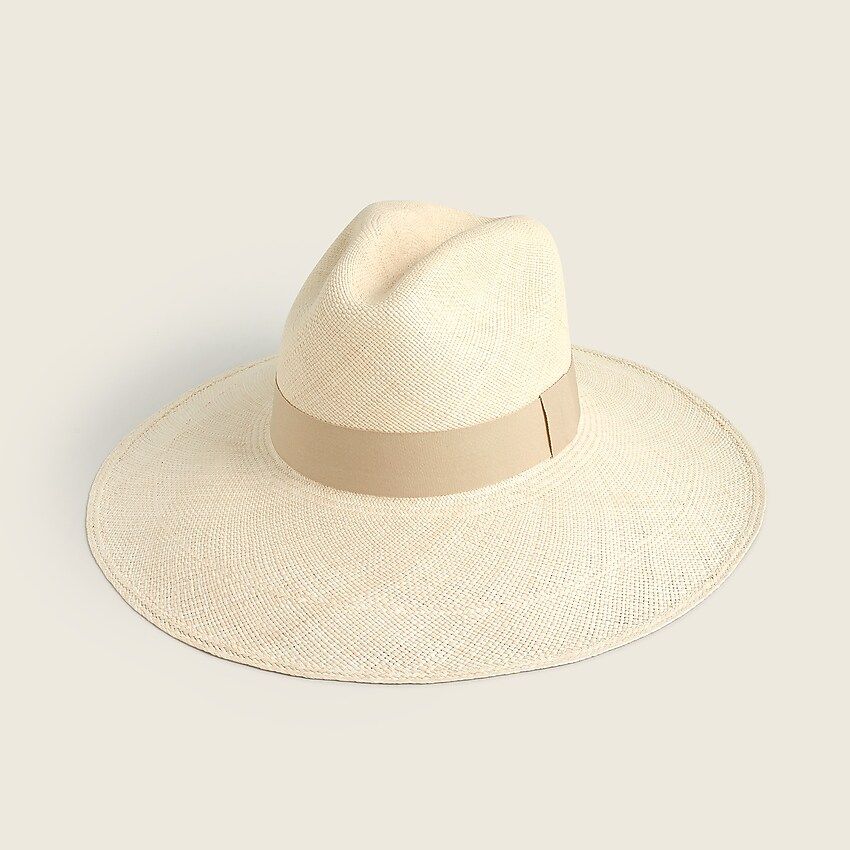 Wide-brim Panama hat | J.Crew US