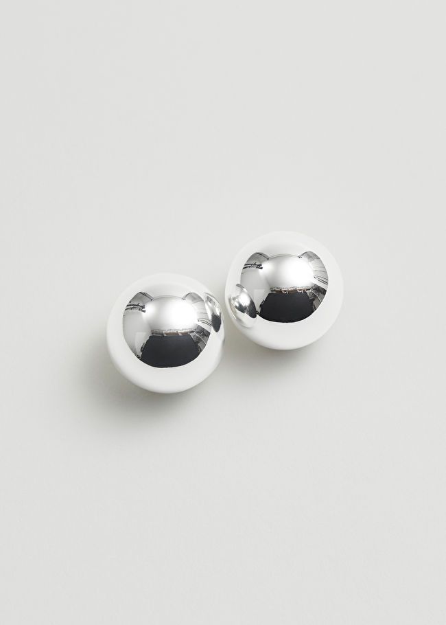 Silver Ball Earrings | & Other Stories US