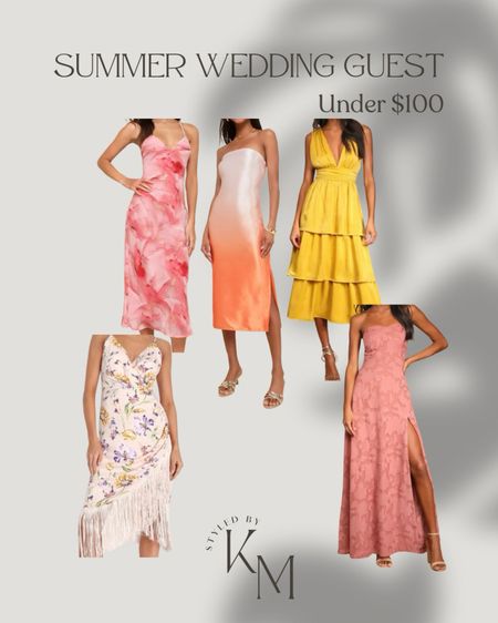 Summer Wedding Guest Dresses under $100

#LTKwedding #LTKfindsunder100 #LTKSeasonal