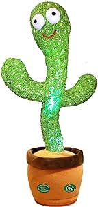 Pbooo Dancing Cactus Toy,Talking Repeat Singing Sunny Cactus Toy 120 Pcs Songs for Baby 15S Recor... | Amazon (US)