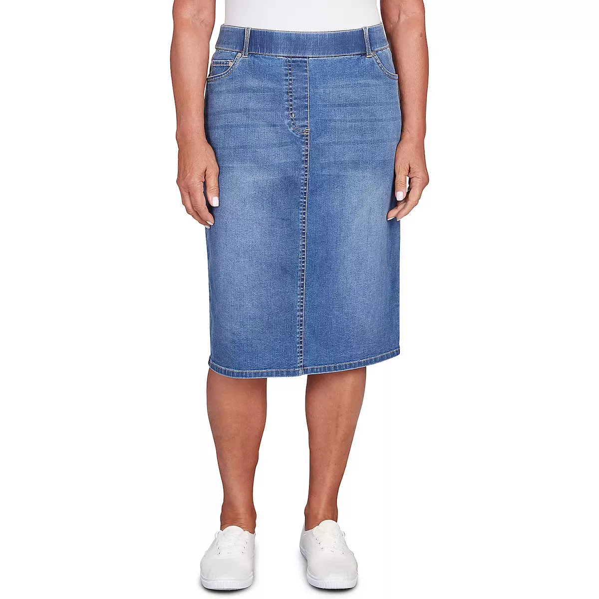 Alfred dunner skirts with pockets hot sale