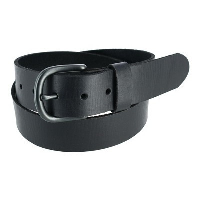 Wrangler Men's Vegetable Tanned Distressed Leather Belt, 44, Black | Target