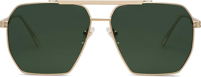 SOJOS Retro Oversized Square Polarized Sunglasses for Women Men Vintage Shades UV400 Classic Larg... | Amazon (US)