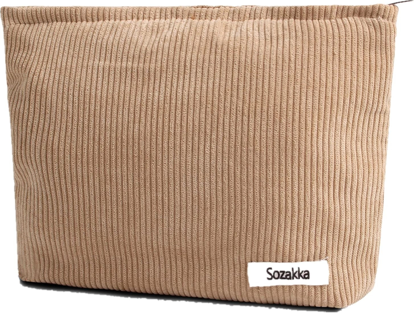 Cosmetic Bags for Women - Corduroy Cosmetic Bag Aesthetic Women Handbags Purses Smile Dots Makeup Or | Amazon (US)