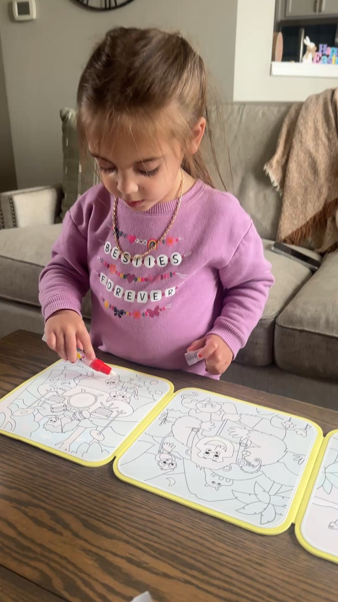 Sweet little activity that actually keeps them busy 🤍
This reusable coloring book is perfect for quiet time, restaurants, or travel day. Just fill the pen with water and watch the colors appear (no mess 🙌)

Such a good one for toddlers + preschoolers, and it’s one of those things you’ll keep grabbing over and over.
