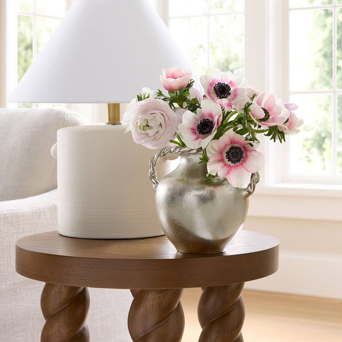 Handled Vase Silver - Threshold™ designed with Studio McGee | Target