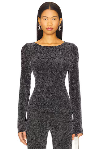 Show Me Your Mumu Bowie Top in Black Dancing from Revolve.com | Revolve Clothing (Global)