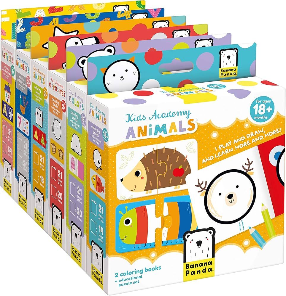 Kids Academy Preschool Learning Activities Bundle - Complete Set of 6 Boxes Includes 12 Activity ... | Amazon (US)