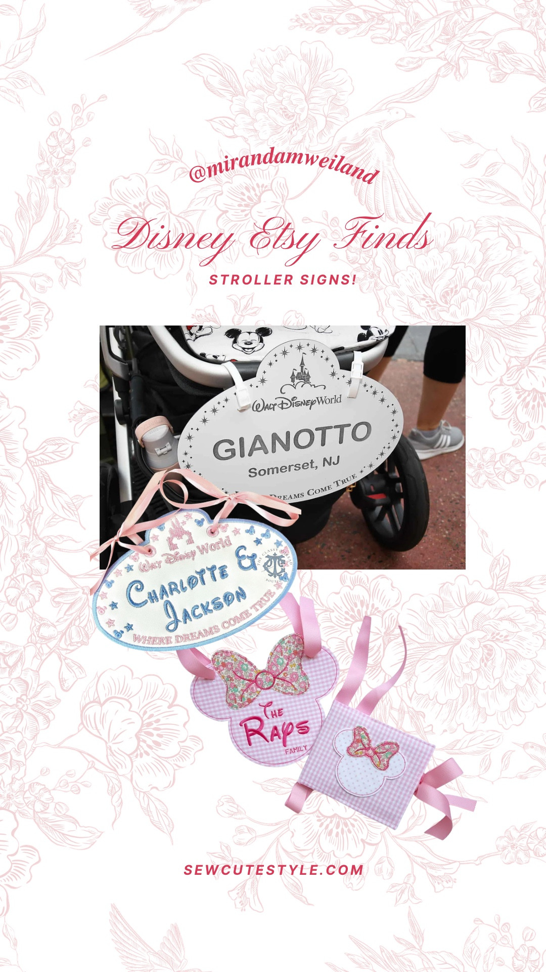 The cutest stroller tags for Disney! Love these Disney stroller tags to help identify your stroller at the parks. 

Disney packing list / what to pack for Disney / Disney essentials / Disney outfit ideas / Disney mom outfits / Disney park outfits / Disney vacation outfits / Disney travel essentials / park bag essentials / Disney backpack / stroller essentials for Disney / kids Disney outfits / family Disney trip essentials /  Disney accessories

#LTKTravel