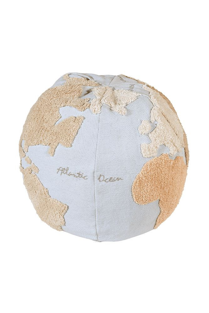 Puff Kids World Map 1' 5" X Ø 2' 3" - Lorena Canals | Lorena Canals | Lorena Canals
