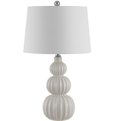 Corina Ceramic Table Lamp - White - Safavieh | Target