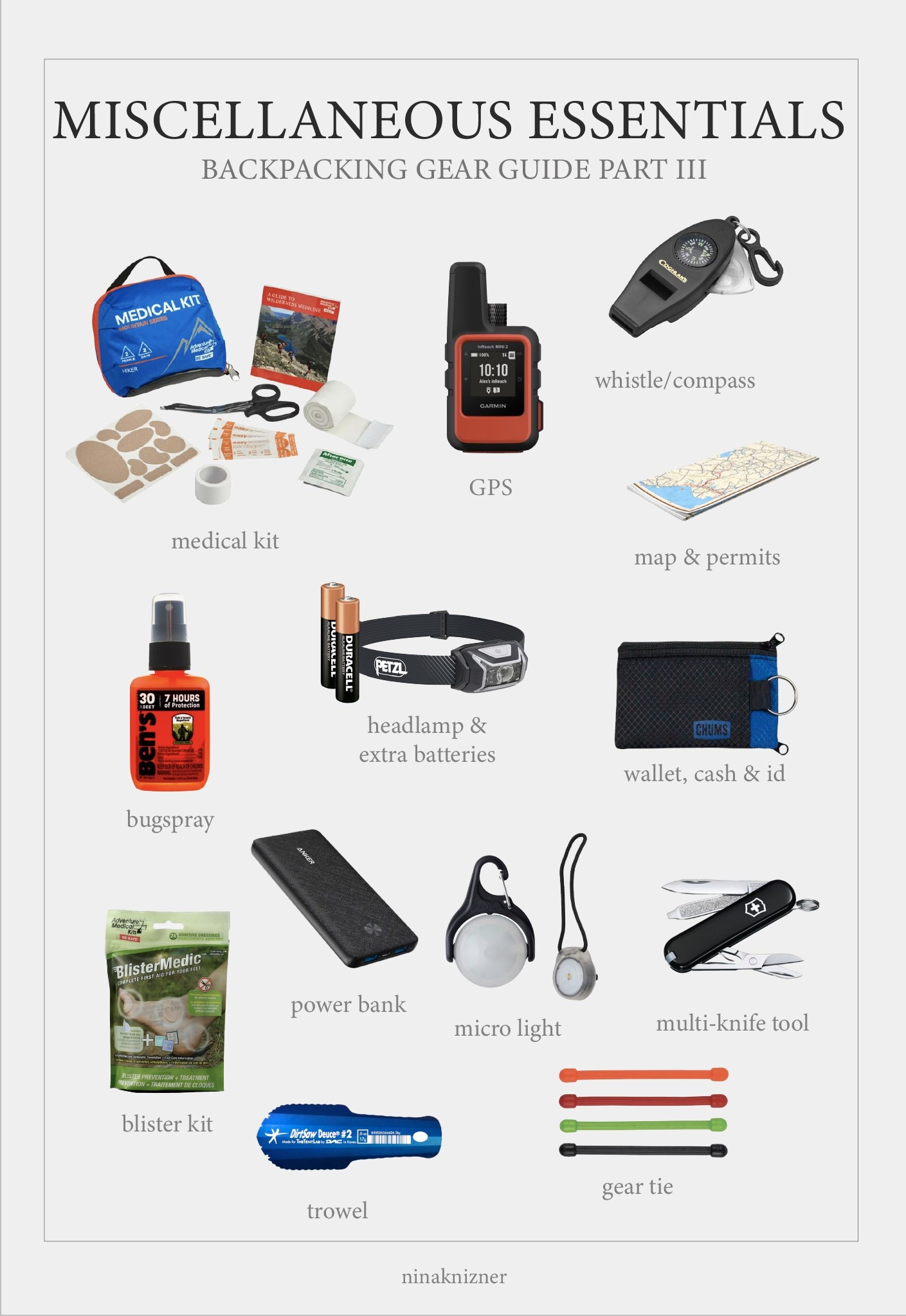 Backcountry Camping Miscellaneous Essentials Guide

#camping #hiking #backpacking #adventure #gear

#LTKActive #LTKTravel #LTKSeasonal
