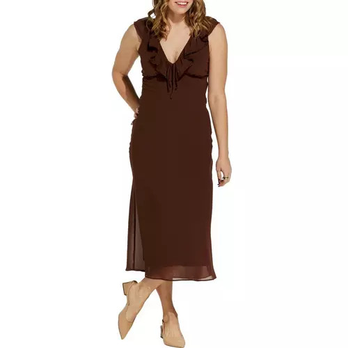 Women's Le Lis Ruffle Midi Dress | Scheels Sports