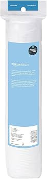 Amazon Basics Hypoallergenic 100% Cotton Rounds, 600 Count (6 Packs of 100) | Amazon (US)