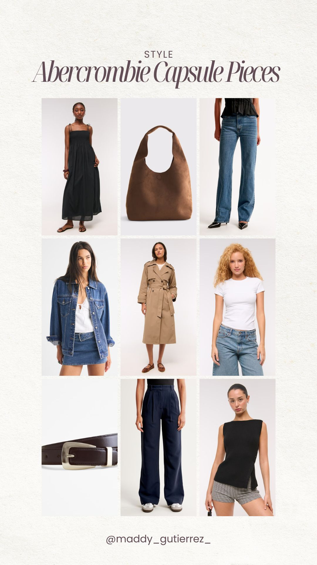 If you're looking to refresh your wardrobe with some staple pieces that can carry you through the seasons, these are the best ones from Abercrombie! Plus, get 30-50% off all jeans and 20% off everything else for a limited time. 

 #LTKSeasonal #LTKSaleAlert #LTKStyleTip