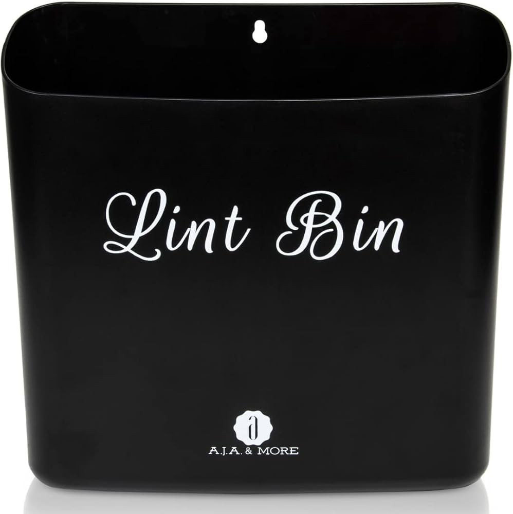 A.J.A. & MORE Lint Bin for Laundry Room Organization | Garbage Can with Magnetic Strip | Wall Mou... | Amazon (US)