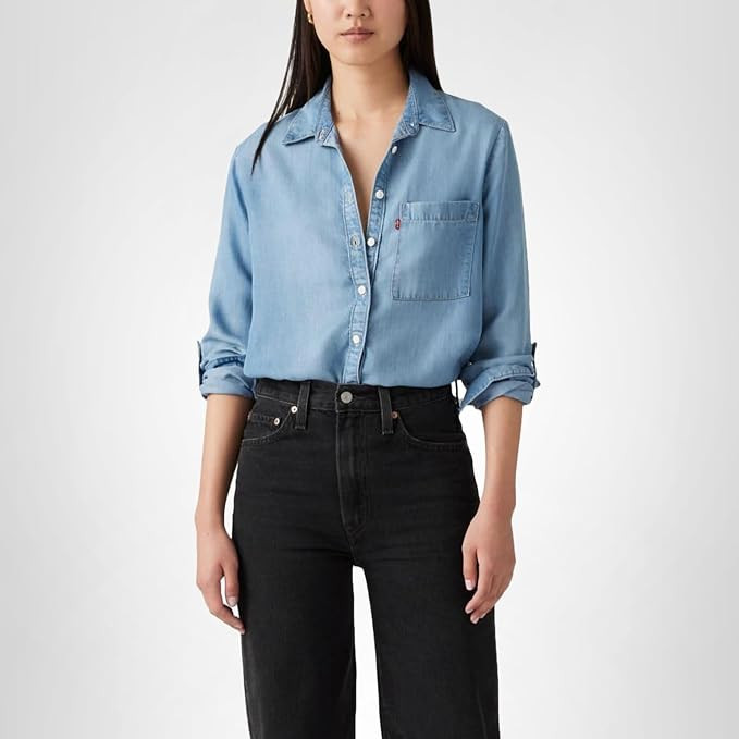 Levi's Women's Darlene Utility Shirt | Amazon (US)