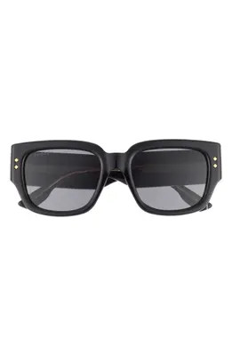 Gucci 54mm Square Sunglasses in Black Black Grey at Nordstrom Rack | Nordstrom Rack