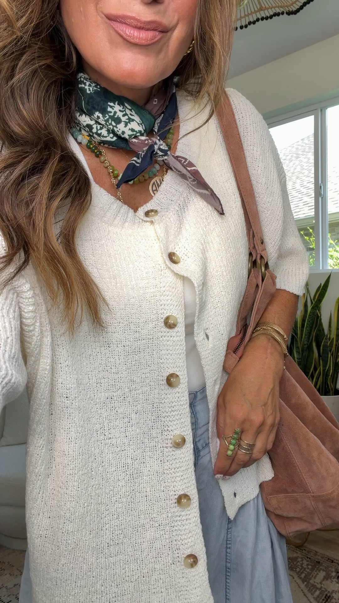 Basics that are perfect for now and leading into fall. Just add this lightweight cardigan. Wearing size medium in pants and size small in tank. Pants run big.. I’m swapping out for a small. 

#LTKootd #LTKmomlife
#LTKootd #LTKOver40 #LTKSeasonal
