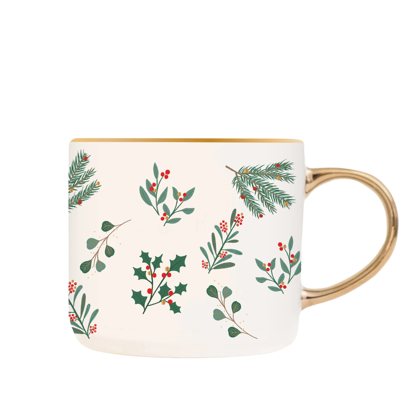 Holiday Greenery 17oz. Coffee Mug | Sweet Water Decor, LLC