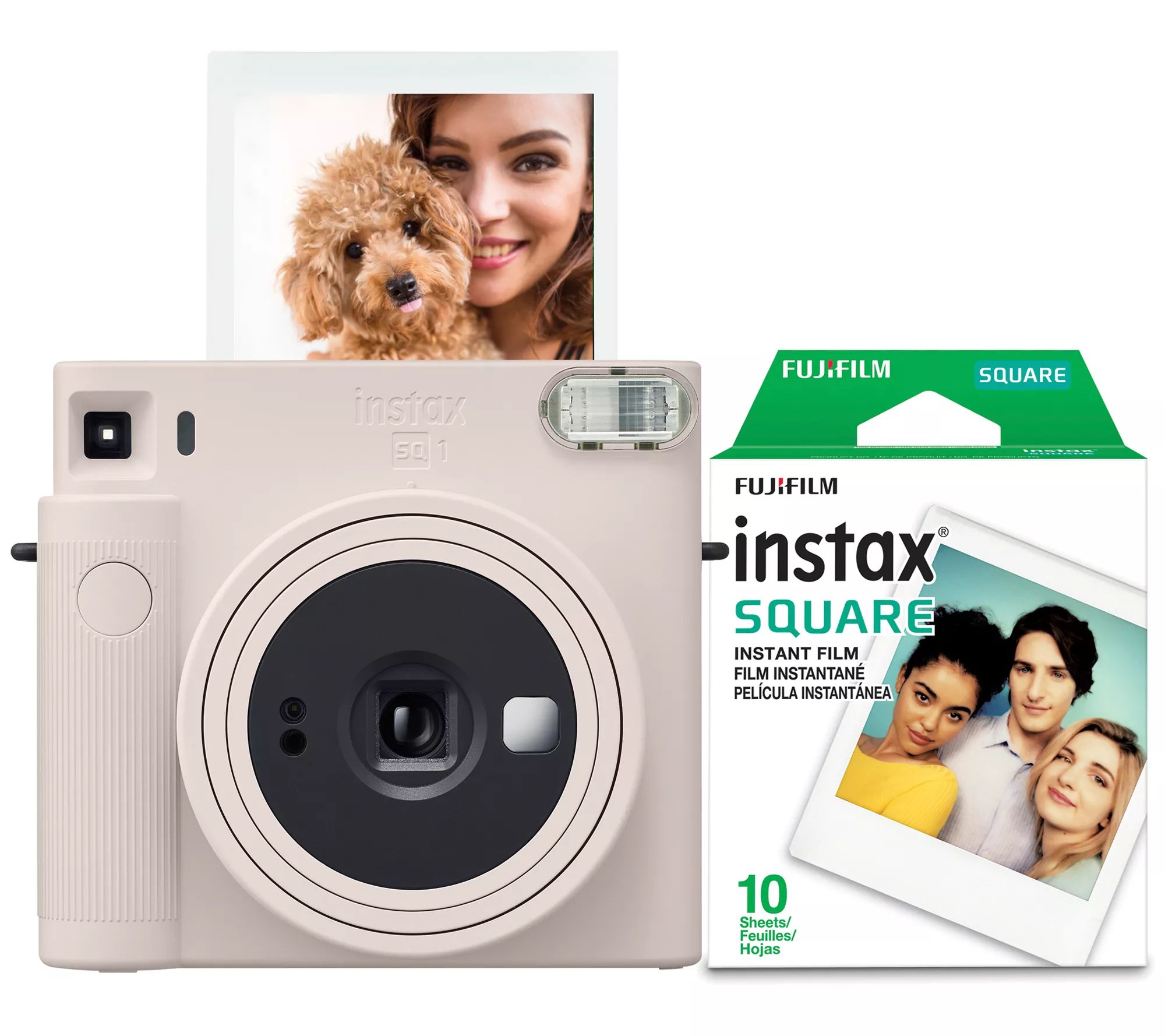 Fujifilm Instax Square SQ1 Instant Camera with Extra Film - QVC.com | QVC