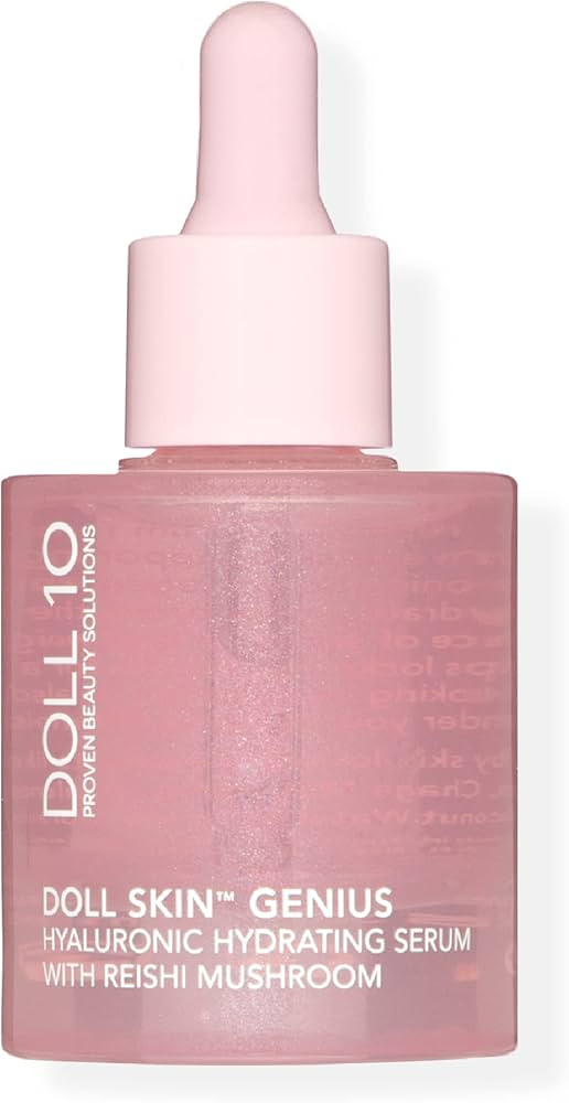 Doll 10 Doll Skin Genius Hyaluronic Hydrating Serum w/Reishi Mushroom - Long Lasting Moisturizing... | Amazon (US)