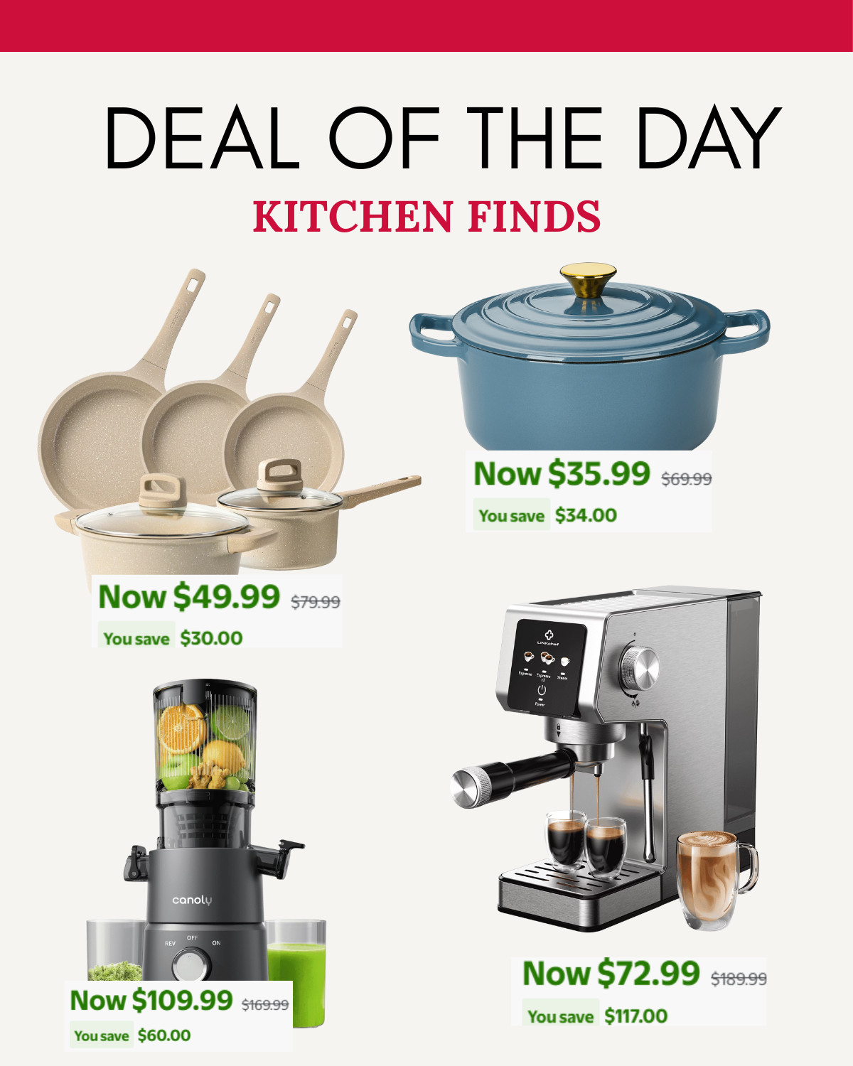 Deal of the Day, limited time offer, today’s best deals, daily deals, flash sale, huge discounts, sale alert, online shopping deals, best price today, must-buy deals, trending deals, budget-friendly finds 

 #LTKSaleAlert
