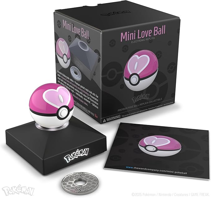 The Wand Company Pokémon Trainer Mini Poké Ball Range of Authentic Replicas - Realistic, Electr... | Amazon (US)