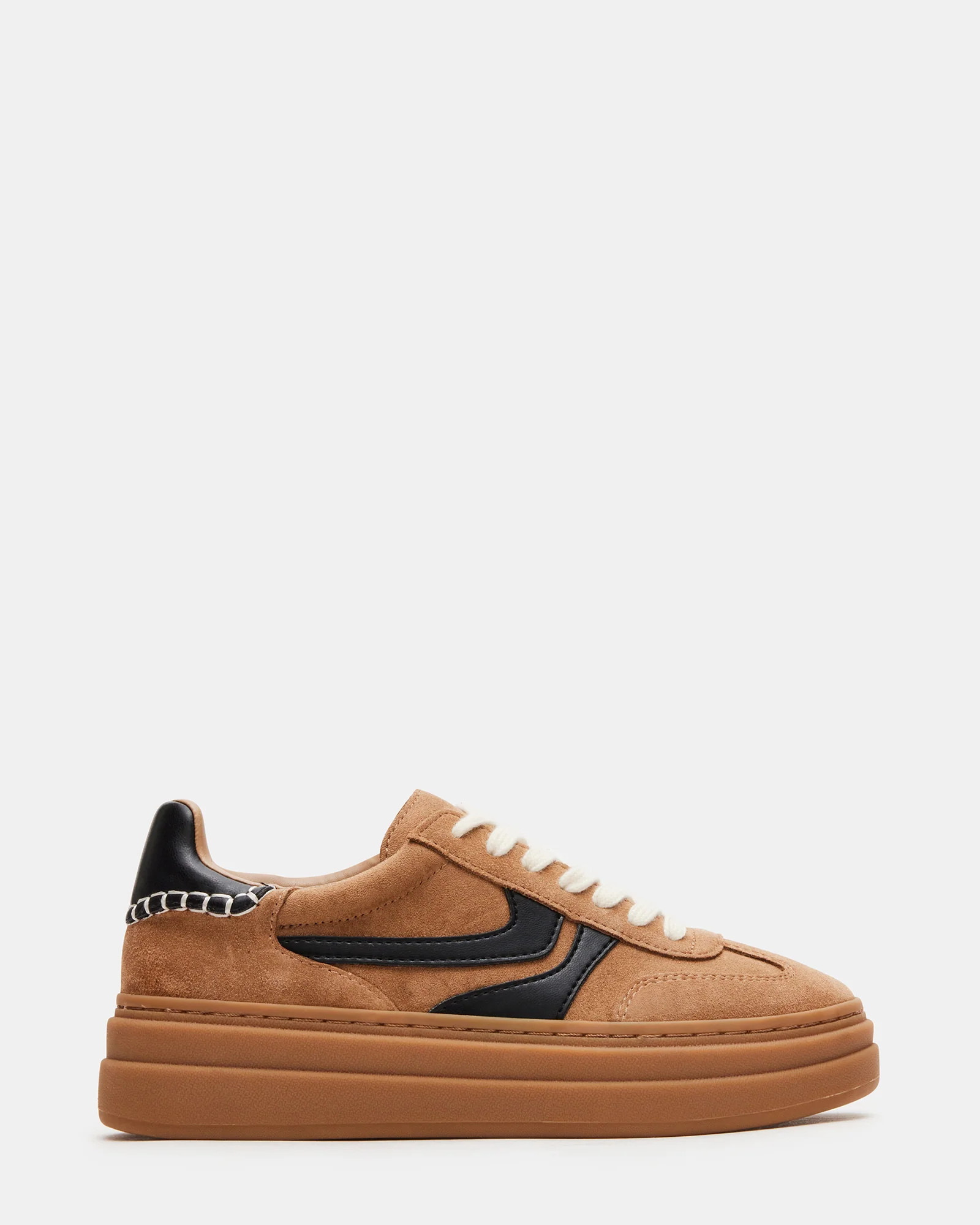 DODGE Tan Multi Low-Top Platform Sneaker | Women's Sneakers | Steve Madden (US)