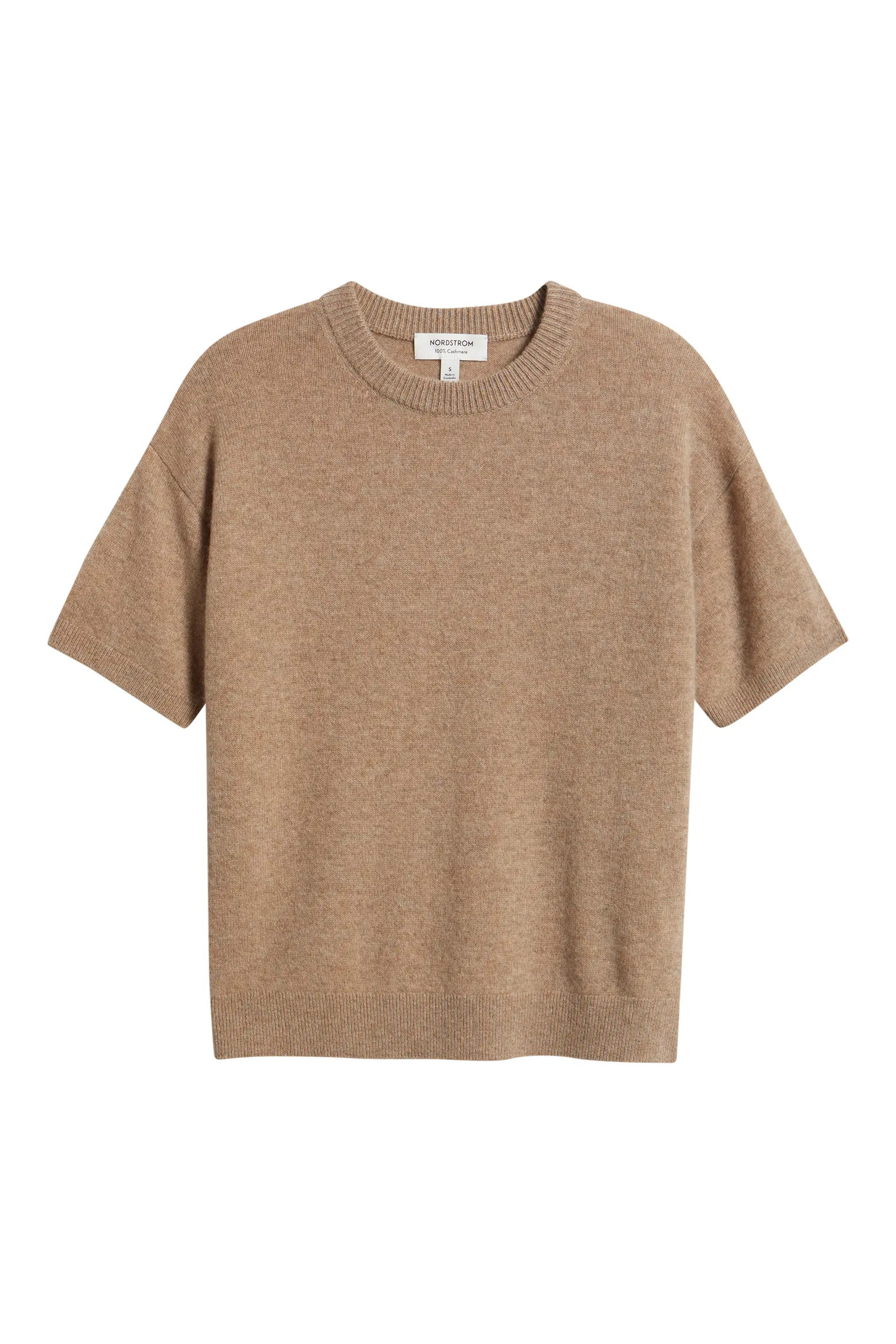Short Sleeve Cashmere Sweater (Women) | Nordstrom | Nordstrom