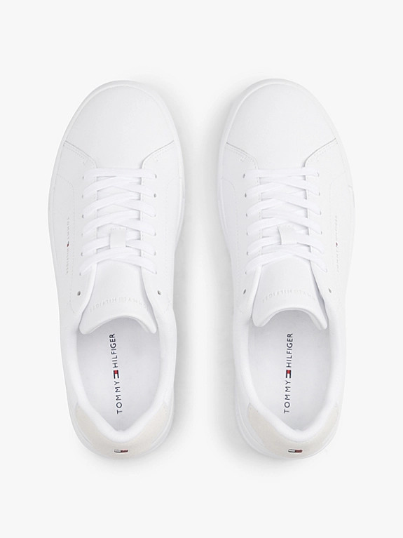 Court Trainers With Leather | Tommy Hilfiger UK