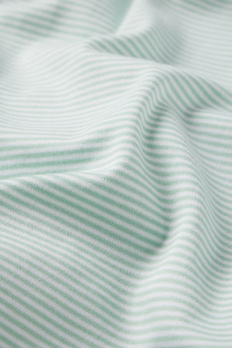 Pima Short Robe in Parisian Green | Lake Pajamas