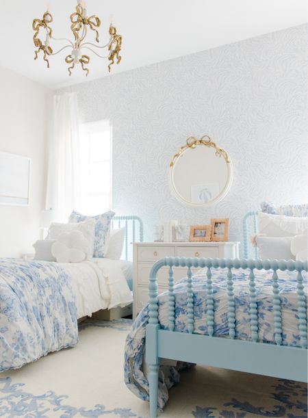 My girls have the BLUES! 

Here's how I styled a shared bedroom for my two daughters and some other inspired pieces if you need to recreate this room on a budget. 

#girlsbedroom #loveshackfancy #potterybarnteen

#LTKfamily #LTKkids #LTKhome