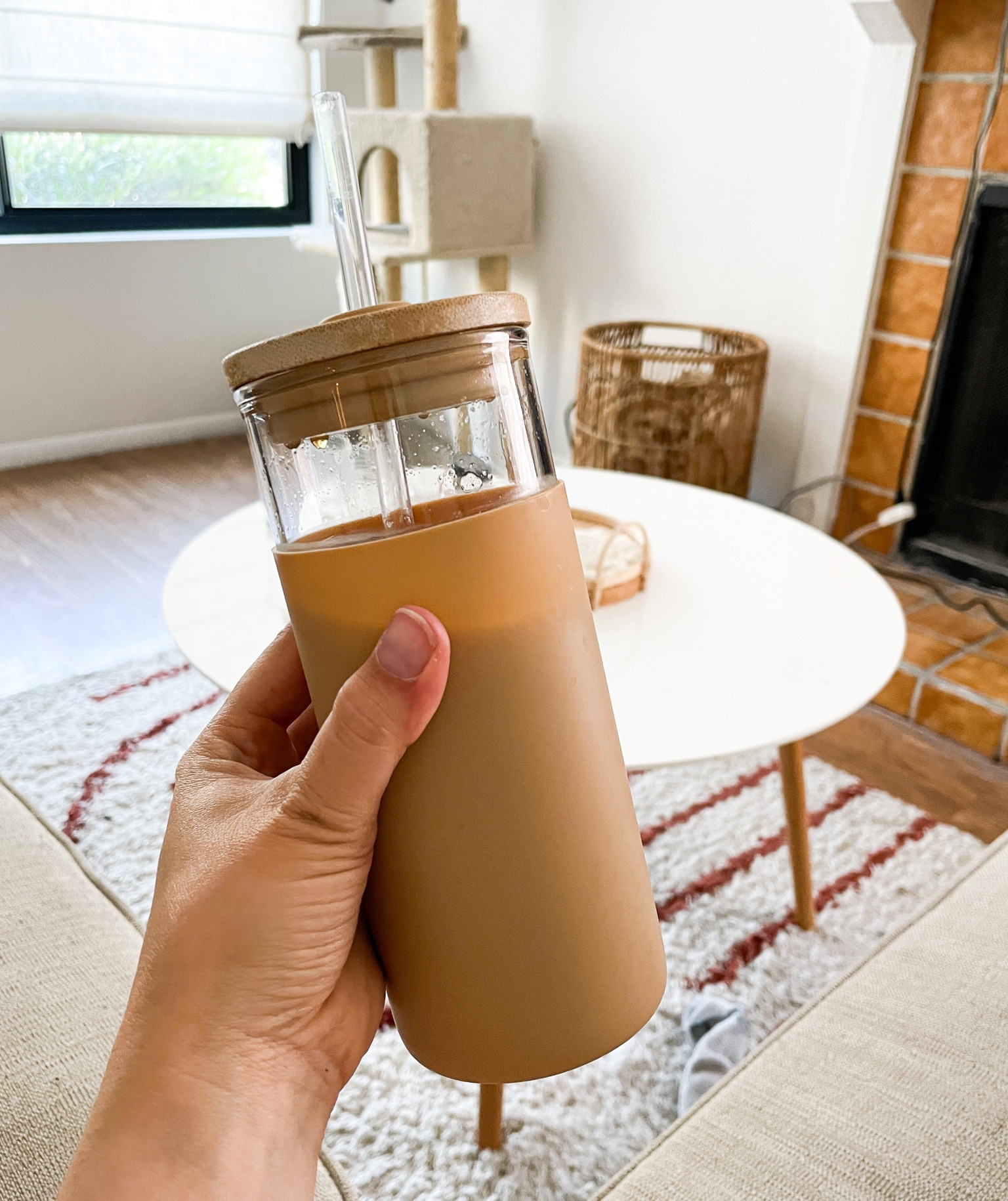 The cutest neutral glass tumbler 😍 comes in so many different colors! 

#LTKhome #LTKunder100