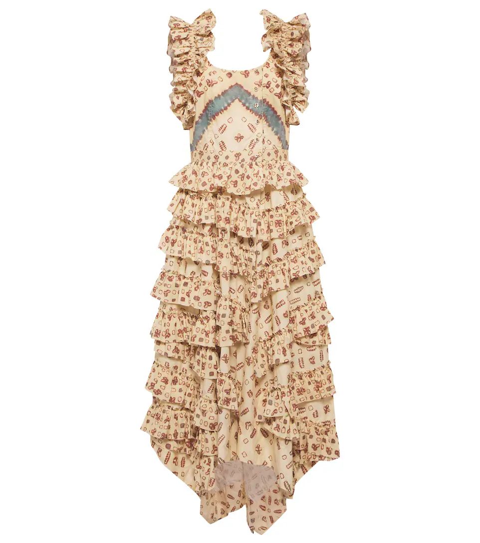 Nia printed cotton poplin midi dress | Mytheresa (US/CA)