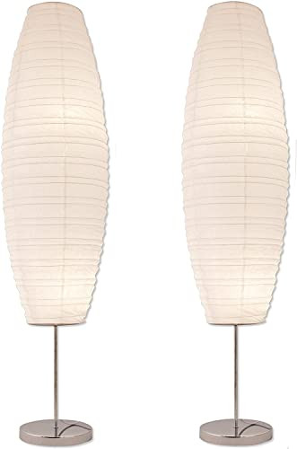 Diploma Paper Floor Lamp Set by LIGHTACCENTS - Paper Lamps - Rice Paper Floor Lamps - Paper Floor La | Amazon (US)