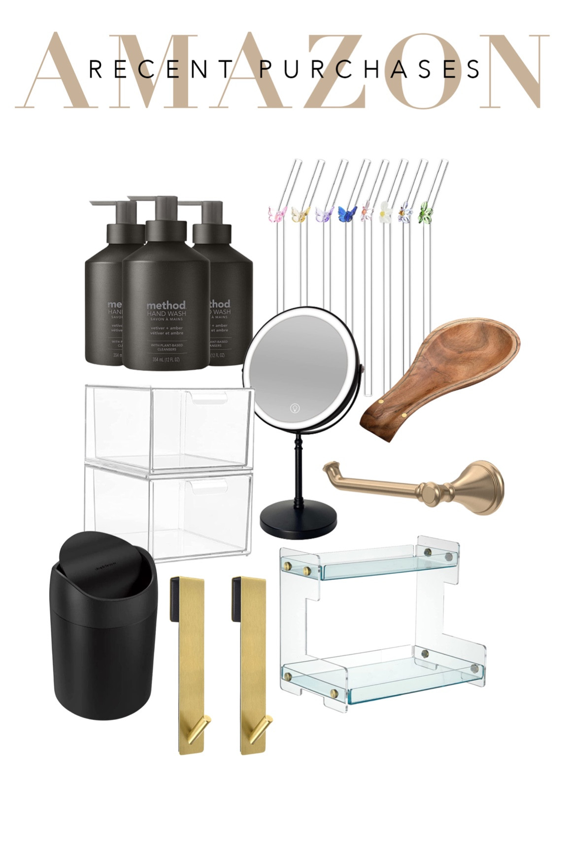Recent Amazon purchases I’m loving!

Amazon Home, Organization, Master Bath, Mothers Day, Kitchen, Home Decor  



#LTKGiftGuide #LTKhome #LTKFind