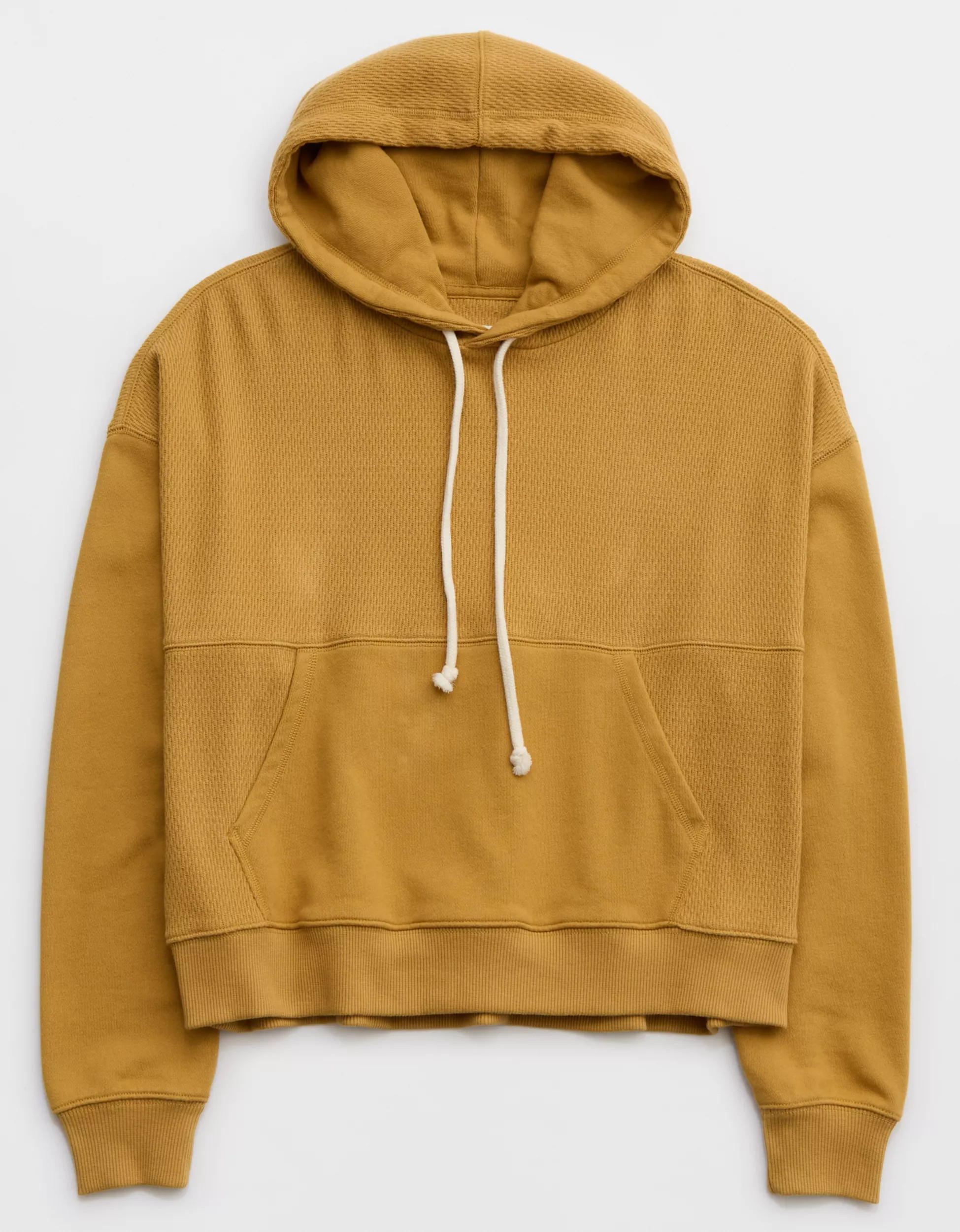 Aerie Textured Cropped Sweatshirt | Aerie