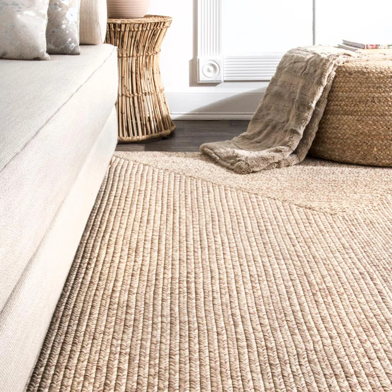 Owensby Handmade Braided Indoor / Outdoor Area Rug in Tan | Wayfair North America