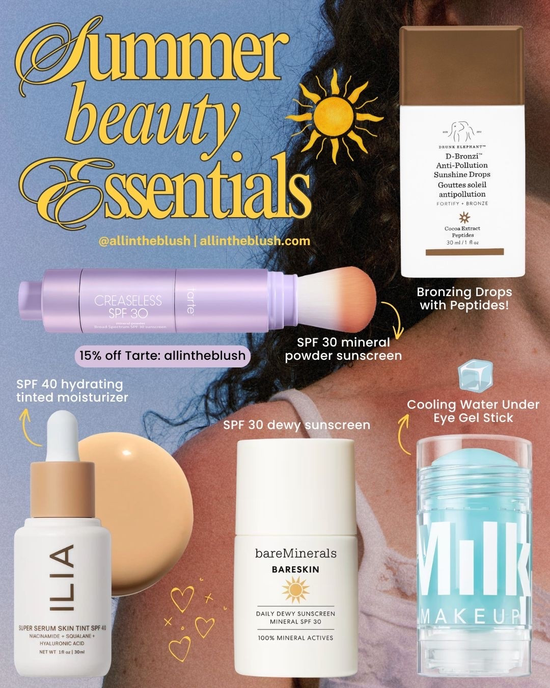 Summer Beauty Essentials! Save 15% off Tarte with code: allintheblush

#LTKBeauty #LTKSaleAlert #LTKgrwm