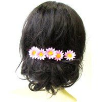 5x Light Pink Daisy Flower Hair Pins Chrysanthemum Floral Bridesmaid Set 1760 | Etsy (US)