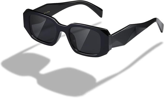 kimorn Rectangle Trendy Sunglasses for Women Men Trendy Retro Trendy Sun Glasses 90’s Vintage S... | Amazon (UK)