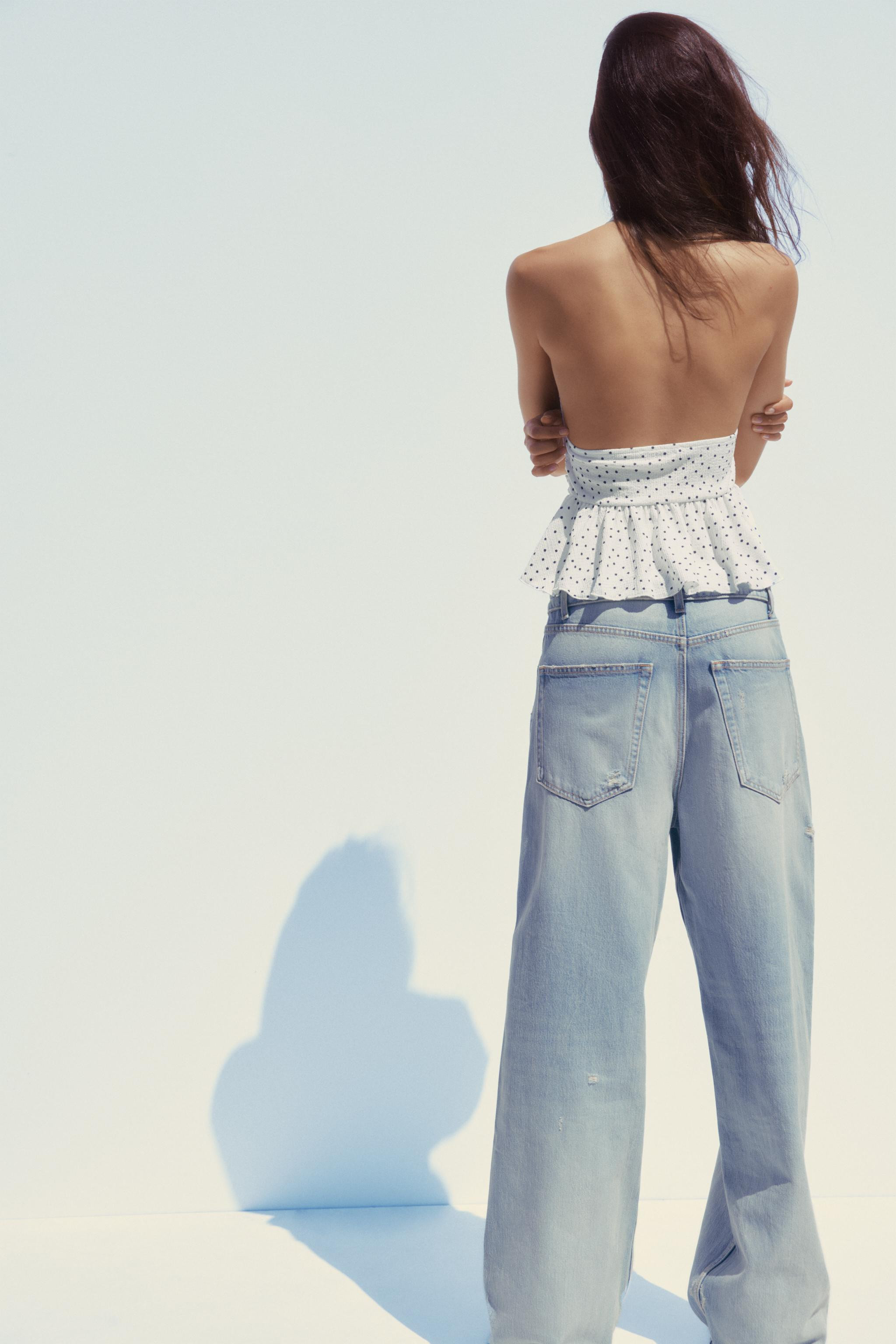 HALTERTOP MIT VOLANTS | Zara DE