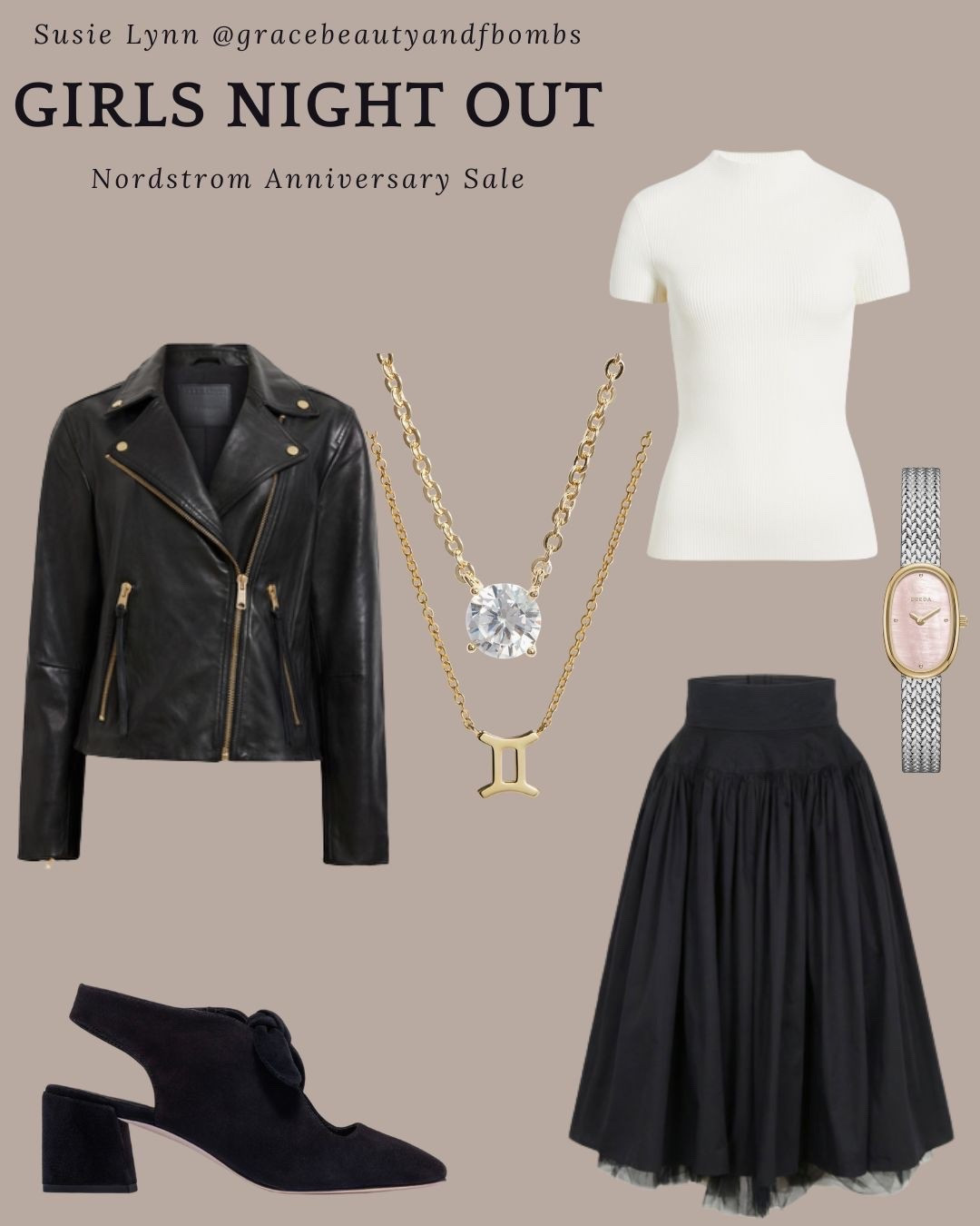ale @nordstrom #nordstromsale #nordstromanniversarysale #Datenight #girlsnight #leatherjacket #blackskirt #ootd #horoscopenecklace #allsaints #mondenaire #pendantnecklace #breda #braceletwatch #ltknsale

#LTKootd #LTKWorkwear #LTKSaleAlert