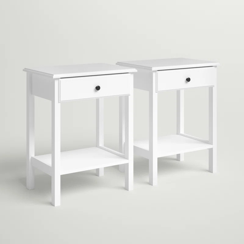 Ferranti Manufactured Wood Nightstand (Set of 2) | Wayfair North America